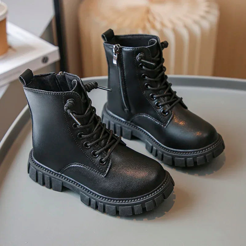 Bottes cuir enfant