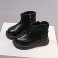 boots cuir fille