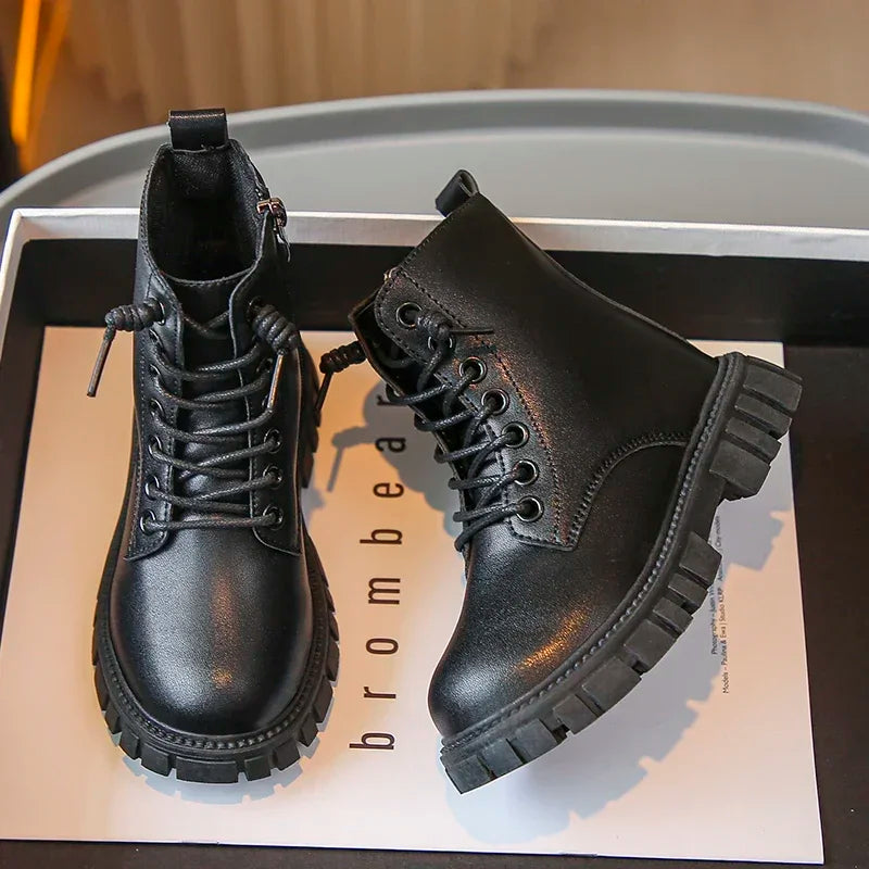 Bottes cuir enfant