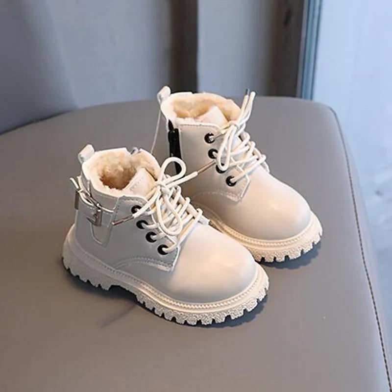 bottines cuir garçon