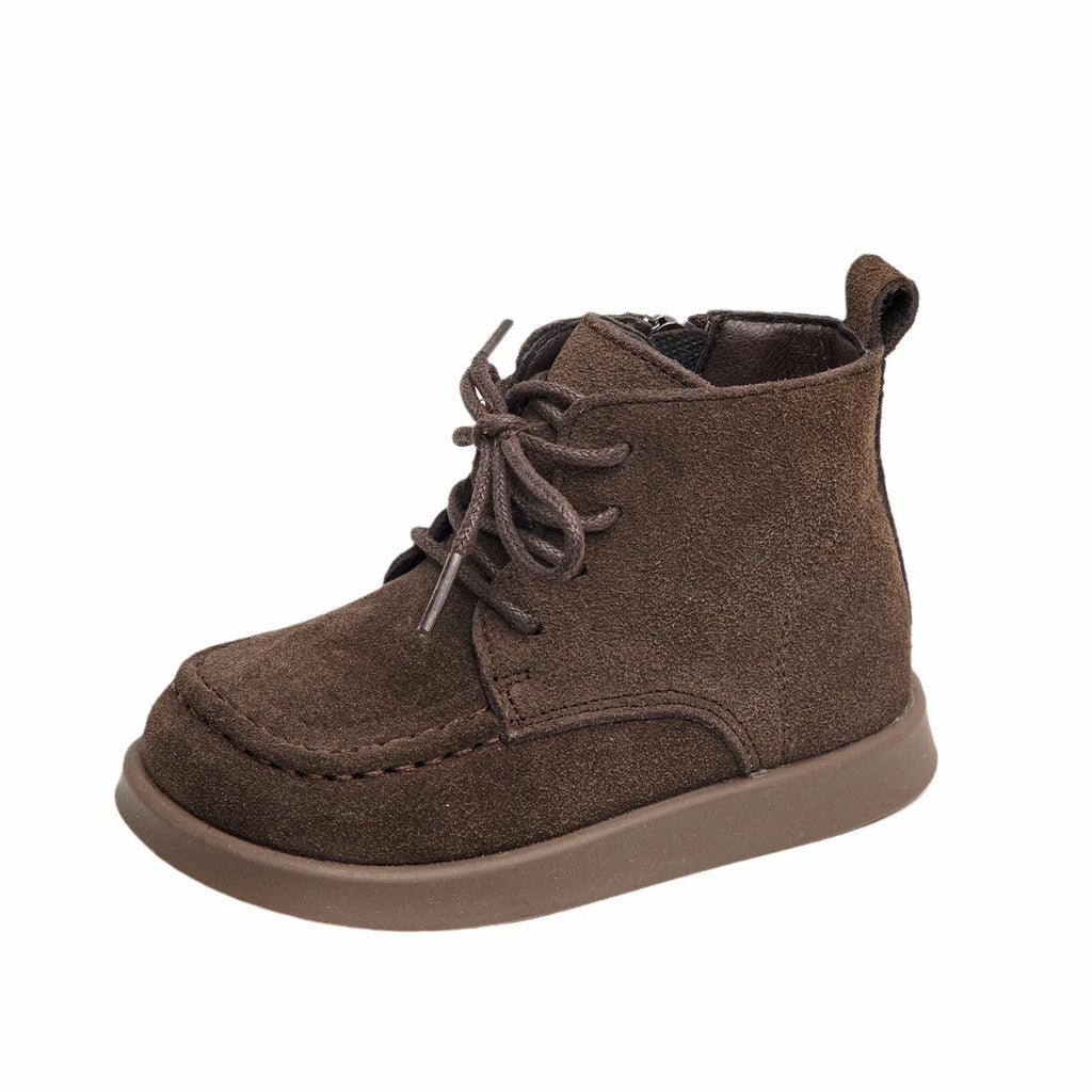 bottines daim garcon