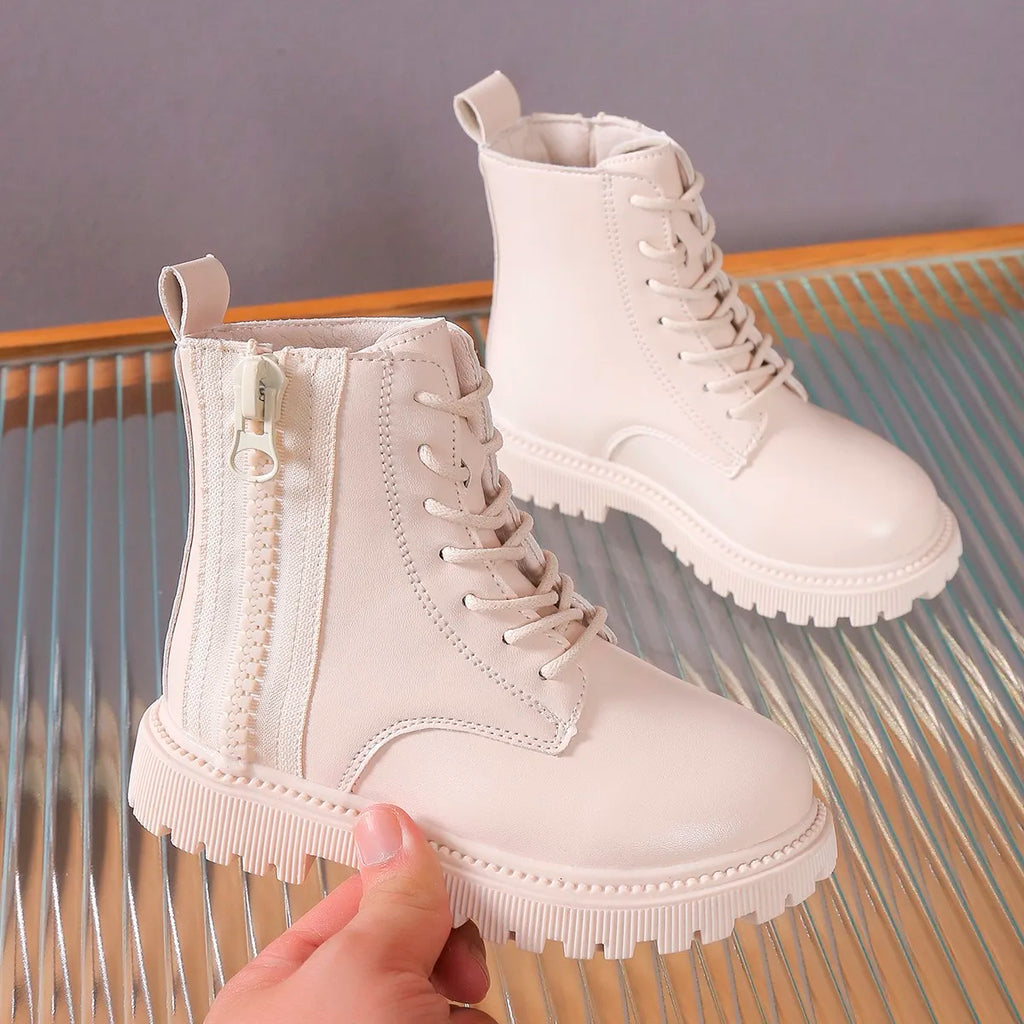 boots cuir enfant