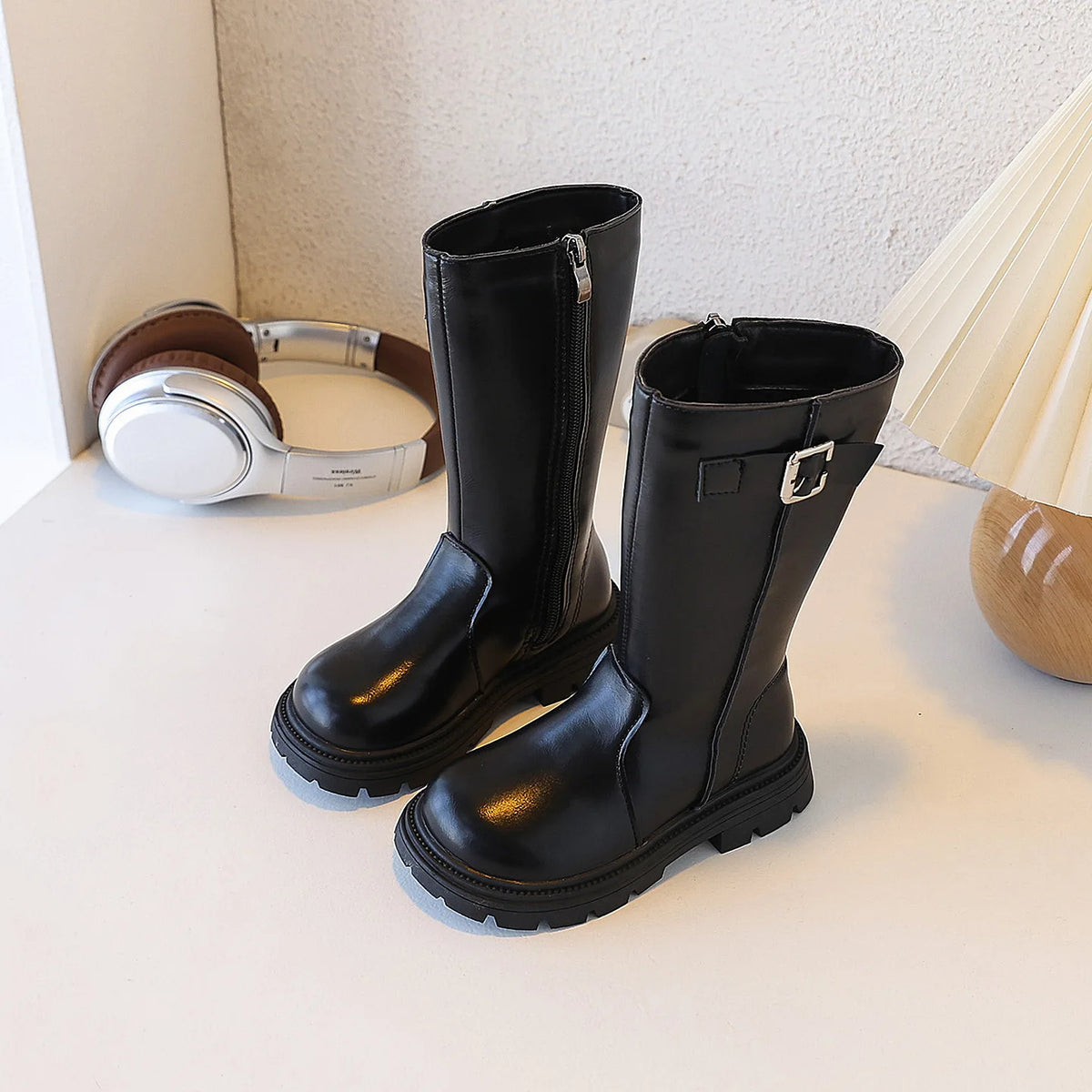 bottine cuir enfant