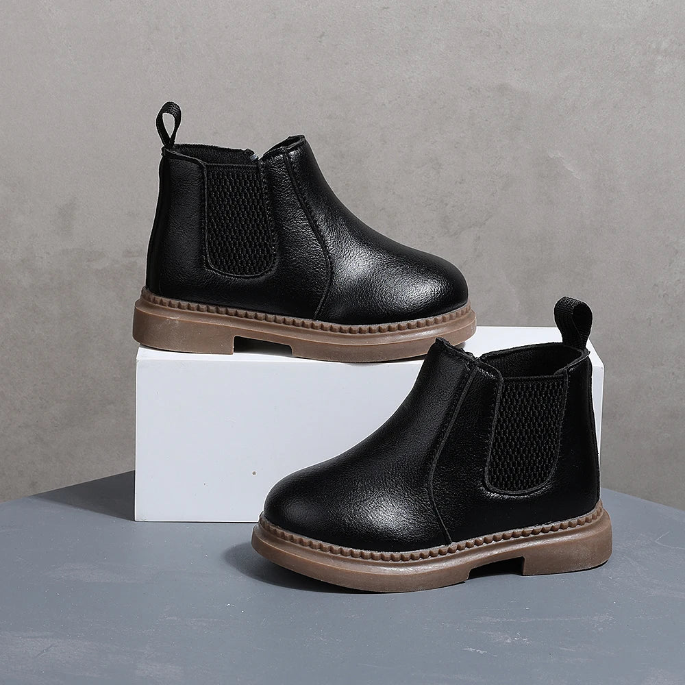 botte cuir enfant