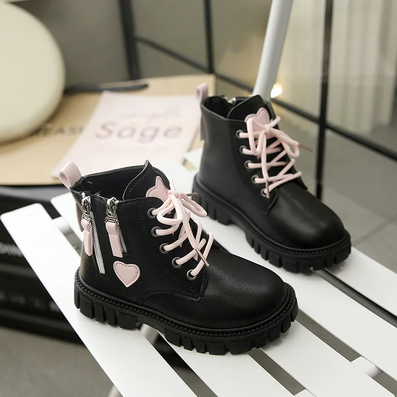 bottes enfant cuir