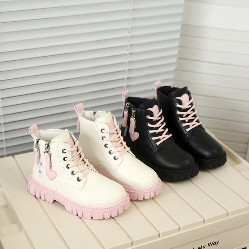 bottes enfant cuir
