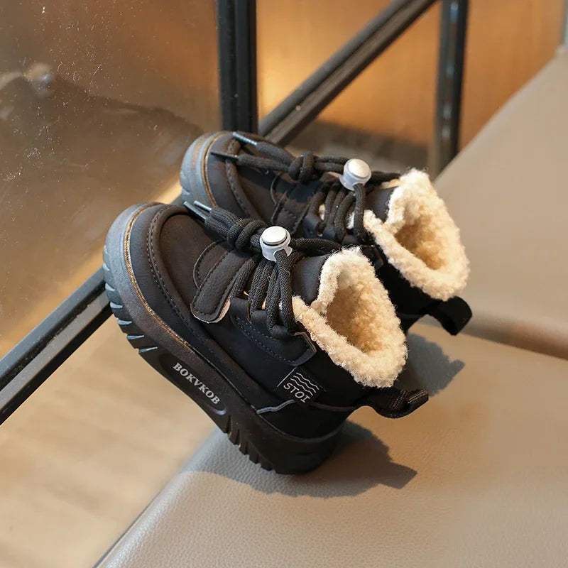 bottines fourrées enfant garcon