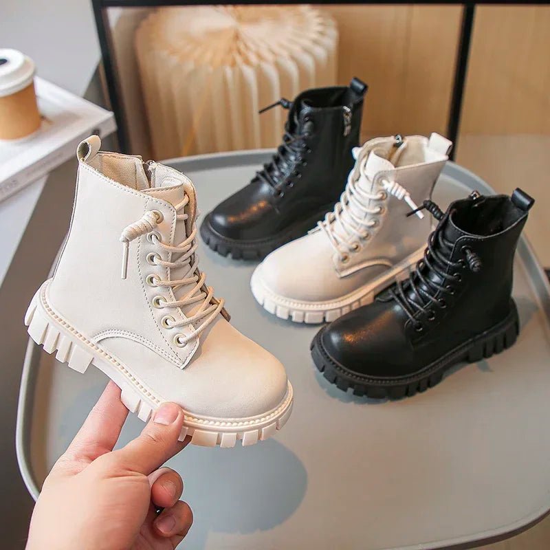 Bottes cuir enfant
