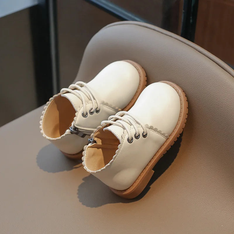 botte cuir fille