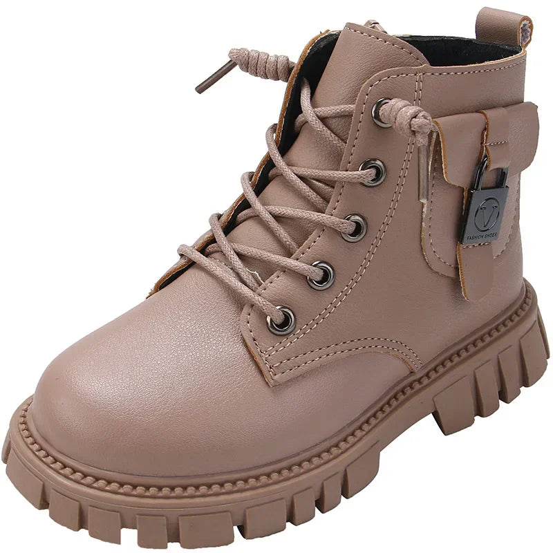 botte cuir enfant