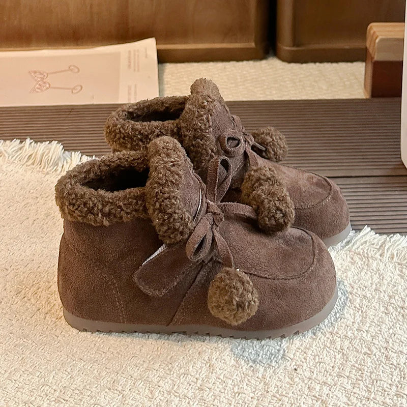 bottines chaudes enfant