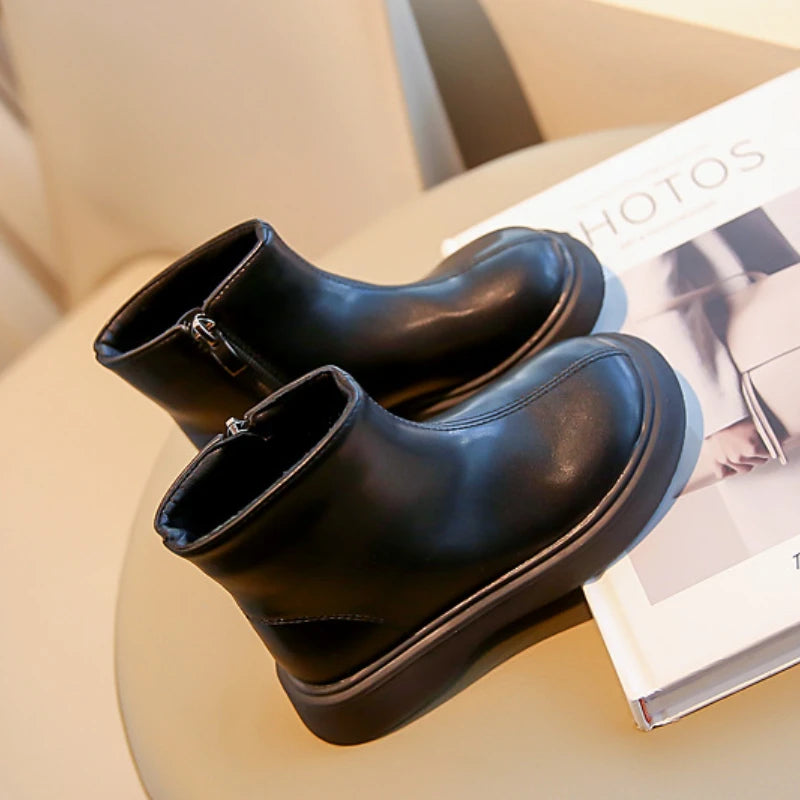 Bottes Cuir Fille