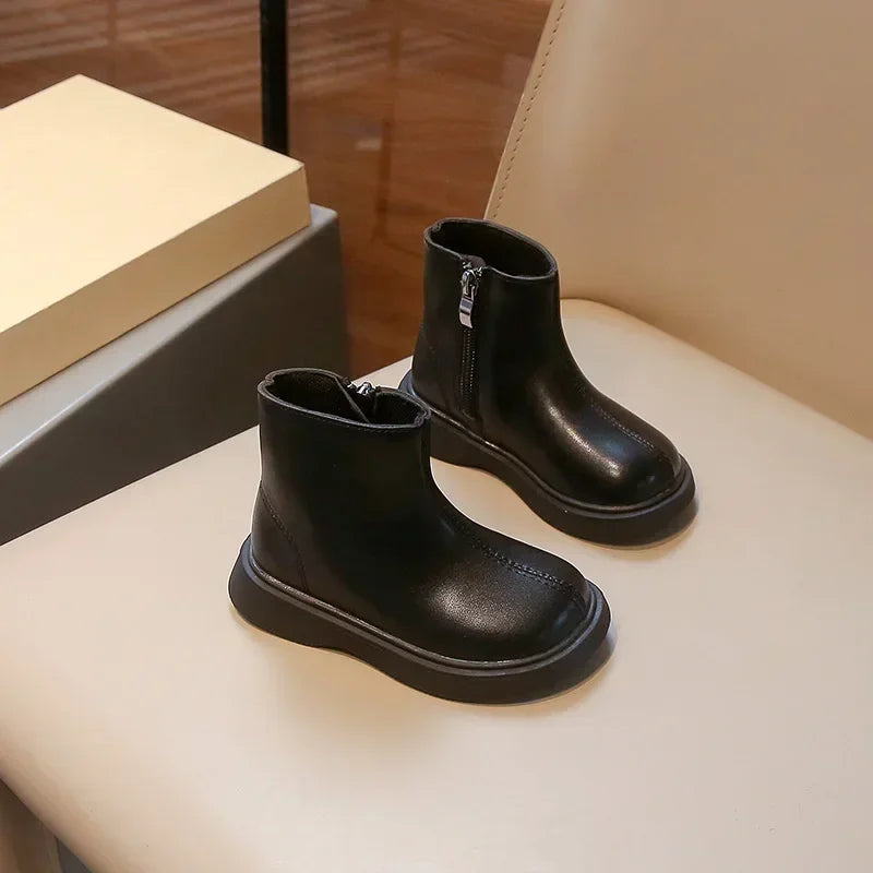 bottines enfant cuir