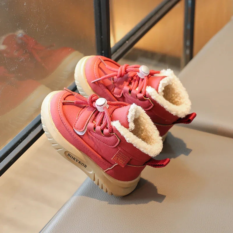 bottines fourrées enfant garcon