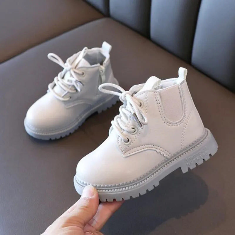 bottines cuir garçon