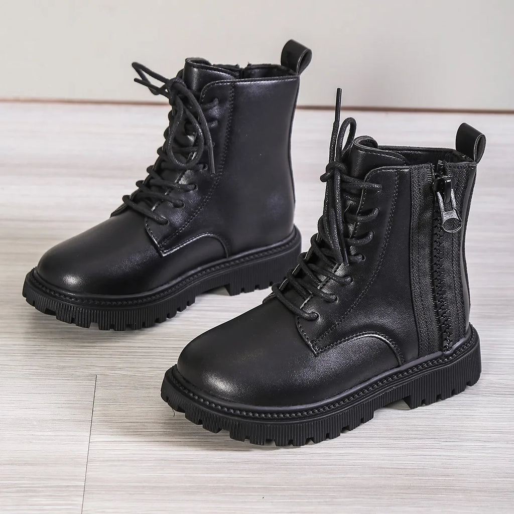 boots cuir enfant