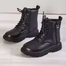 boots cuir enfant