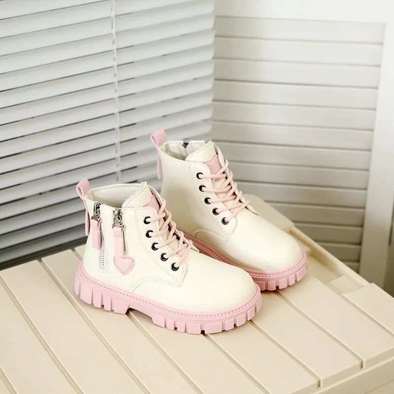 bottes enfant cuir