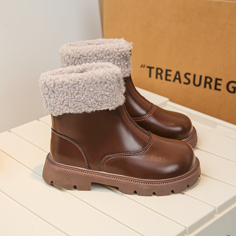 bottes fourees fille
