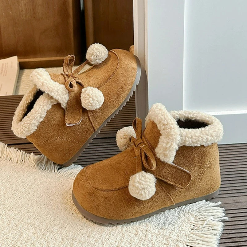 bottines chaudes enfant