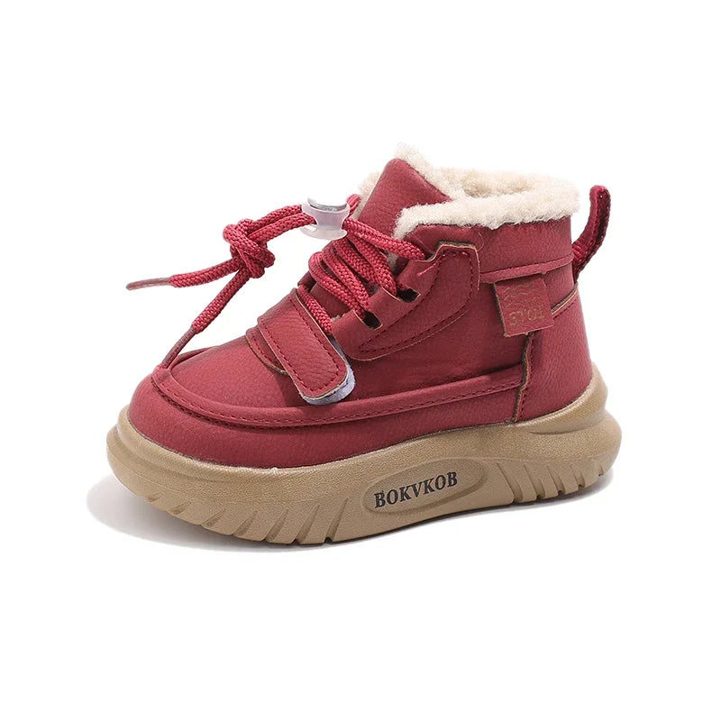 bottines fourrées enfant garcon