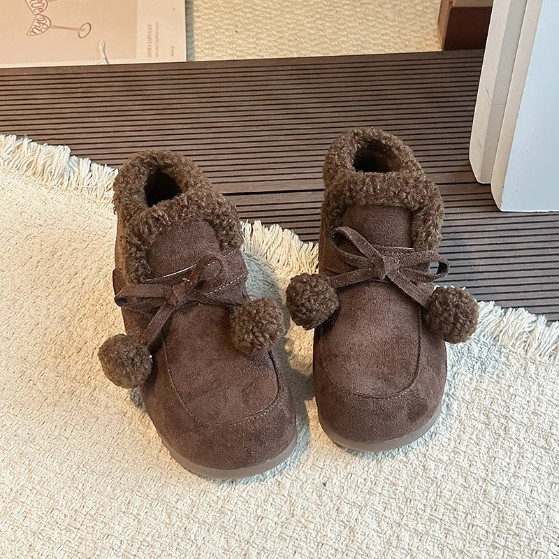 bottines chaudes enfant