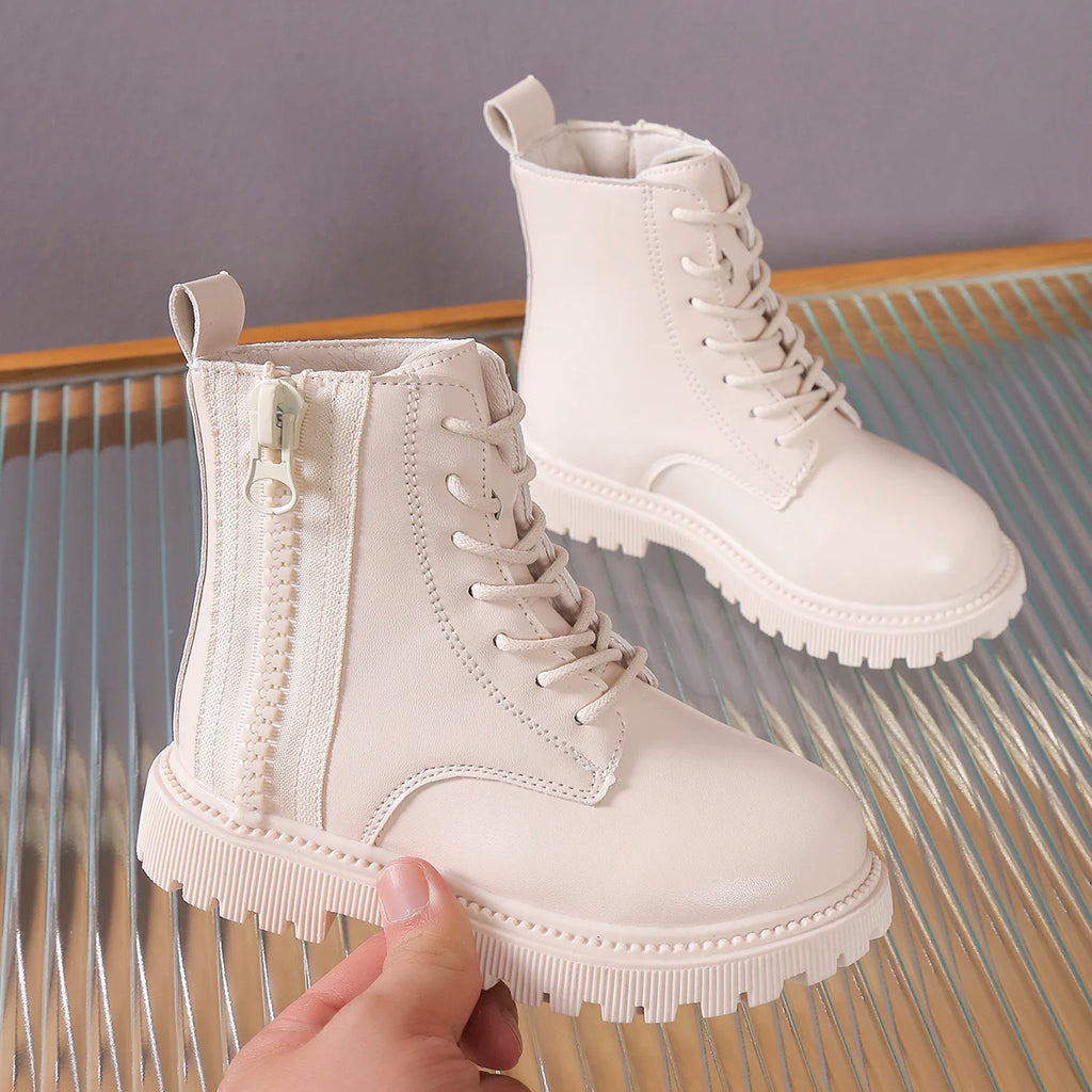 boots cuir enfant
