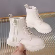 boots cuir enfant