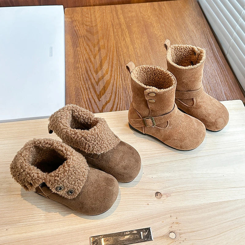 bottines fourrées enfant fille