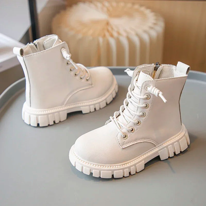 Bottes cuir enfant