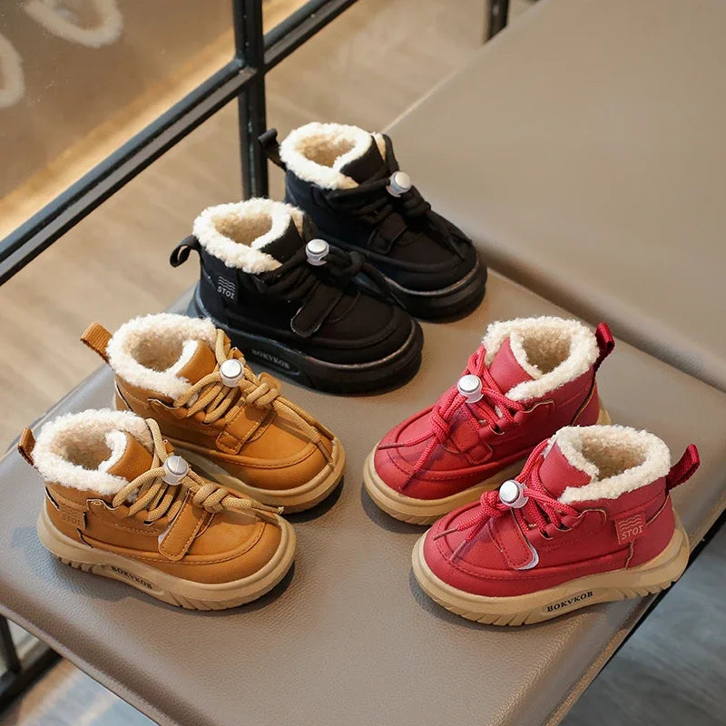 bottines fourrées enfant garcon