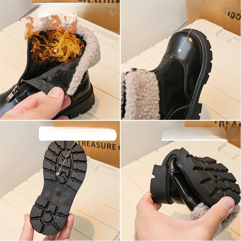 bottes fourees fille