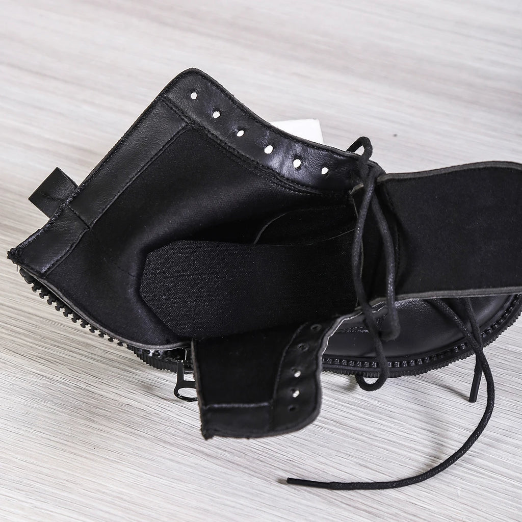 boots cuir enfant