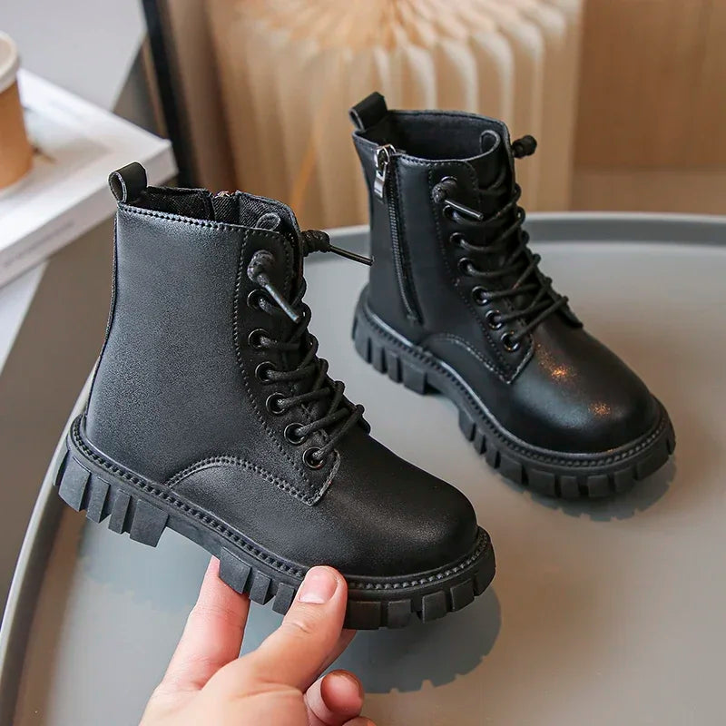 Bottes cuir enfant