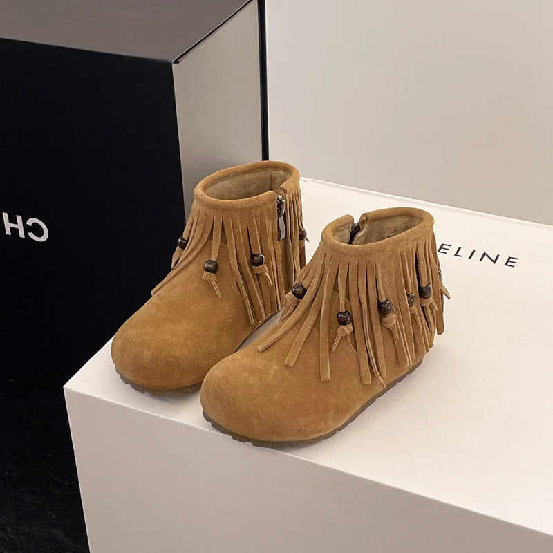 bottines souples fille