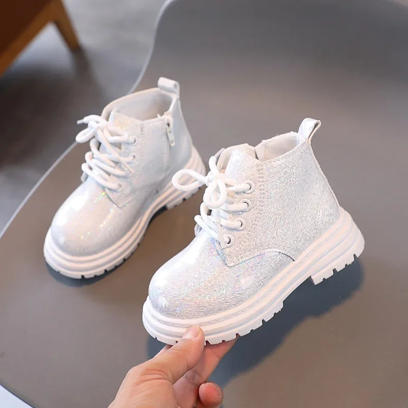 botte fille cuir
