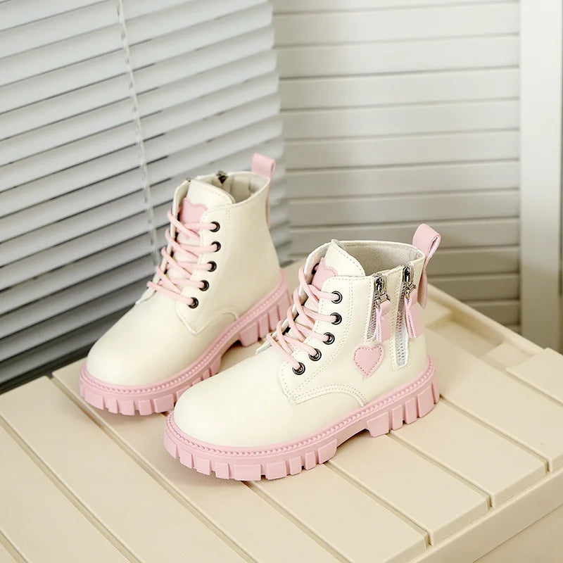bottes enfant cuir