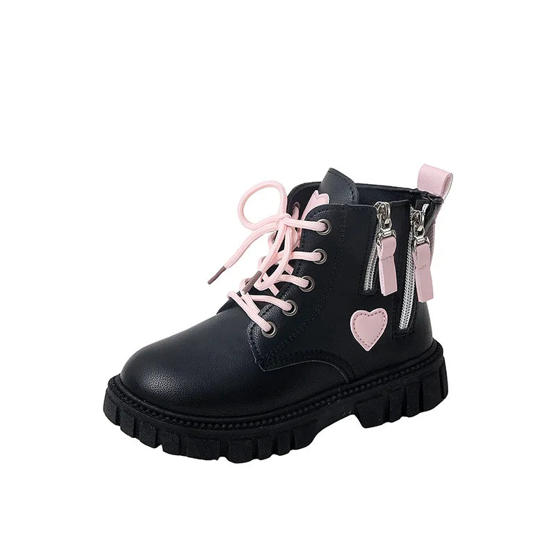 bottes enfant cuir
