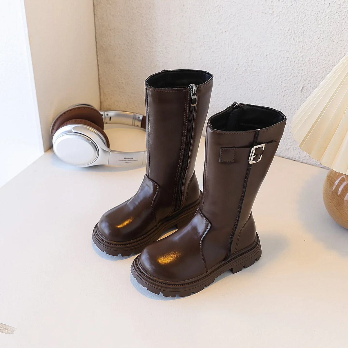 bottine cuir enfant